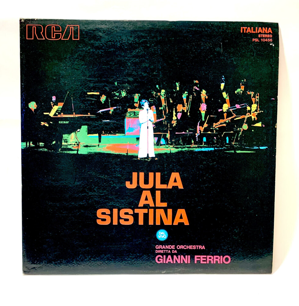Jula De Palma Grande Orchestra Diretta Da Gianni Ferrio "Jula Al Sistina" Dal Vivo LP