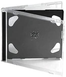 Custodia CD Double Jewel Case Vassoio Nero (5 Pezzi)