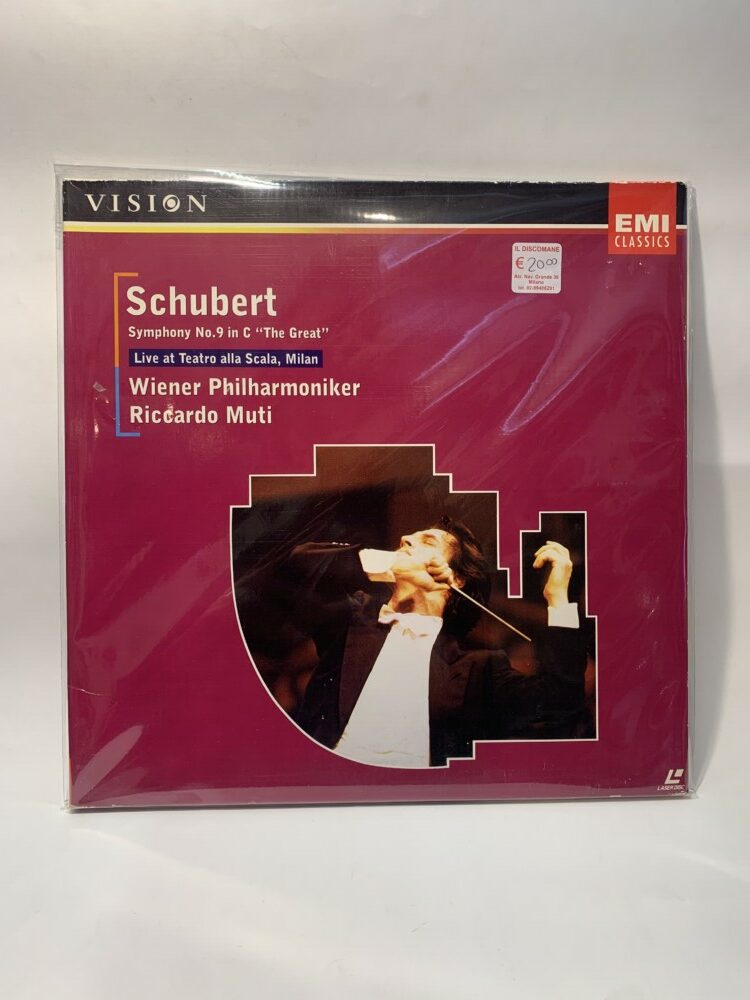 Laserdisc - Schubert "SymphonY No. 9 in C The Great live Teatro alla Scala Milan"