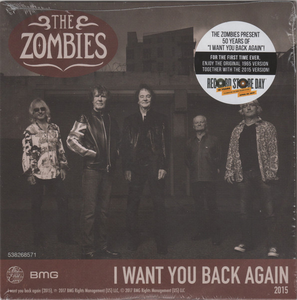 The Zombies " I Want You Back Again " (RSD 2017) 45 giri