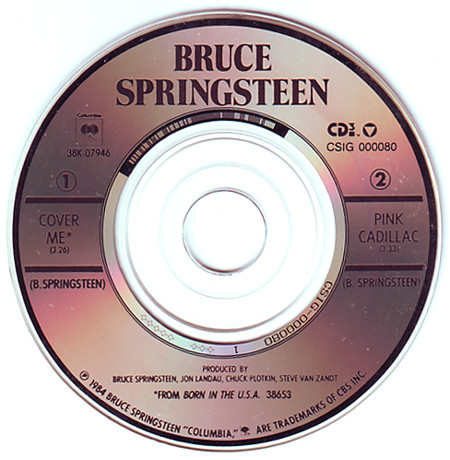 Bruce Springsteen " Cover Me " (mini cd 3 inch)