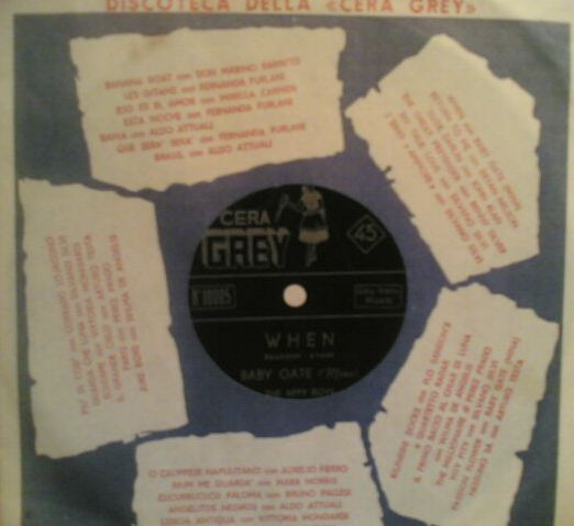 Baby Gate, Mina " When " 45 GIRI FLEXI
