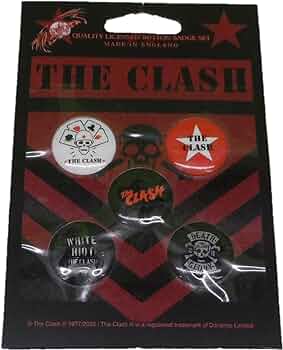 Badge Pack The Clash SPILLE - PINS
