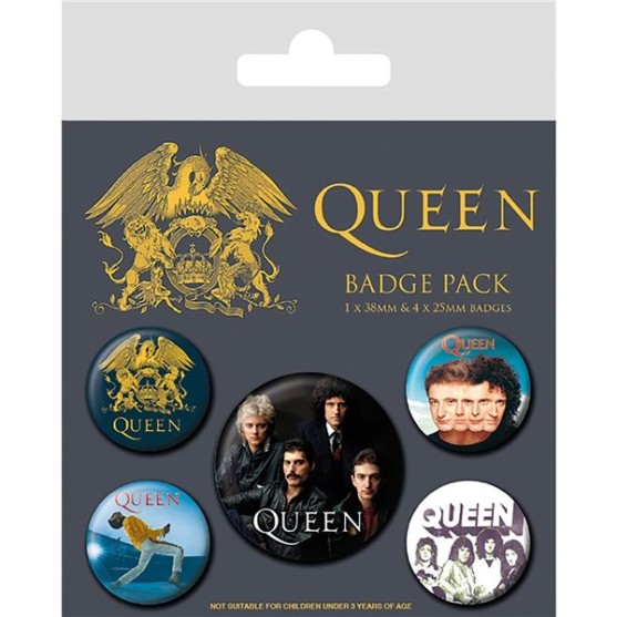 Badge Pack Queen SPILLE - PINS