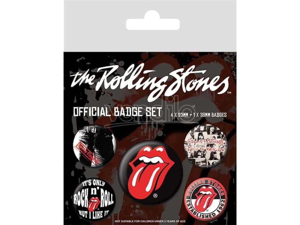 Badge Pack Rolling Stones SPILLE - PINS