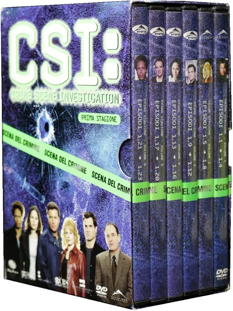 CSI: CRIME SCENE INVESTIGATION PRIMA STAGIONE  – DVD FILM