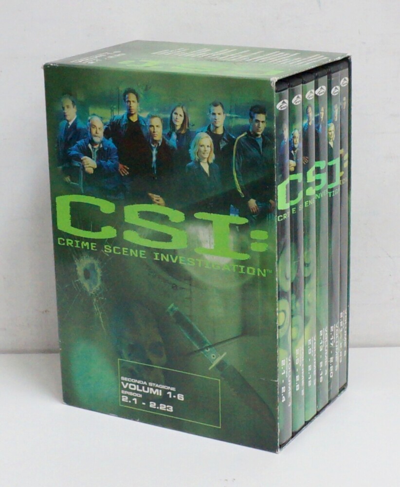 CSI: CRIME SCENE INVESTIGATION SECONDA STAGIONE VOLUMI 1-6 – DVD FILM