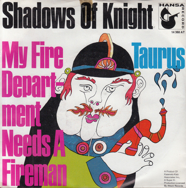 The Shadows Of Knight – My Fire Department Needs A Fireman 45 giri
