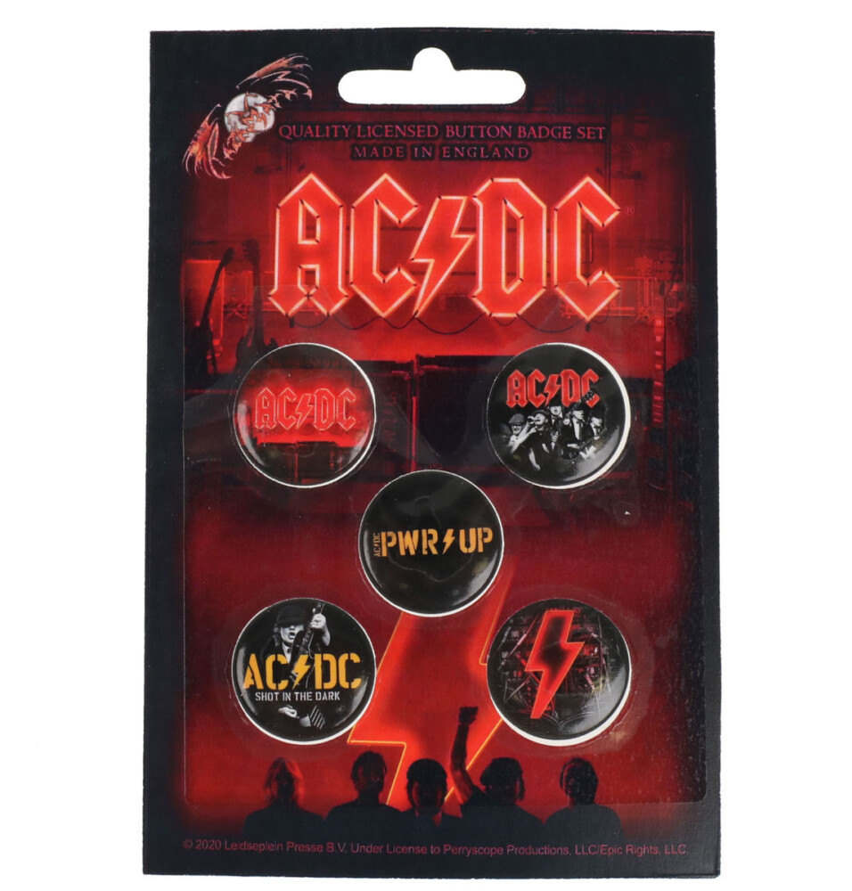 BADGE PACK AC/DC ( SPILLE - PINS )