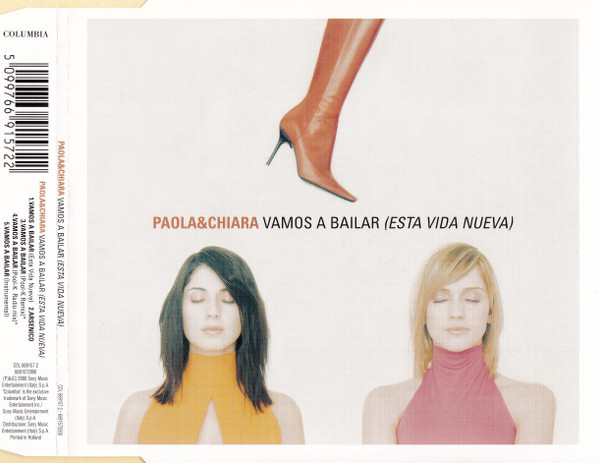 Paola & Chiara – Vamos A Bailar (Esta Vida Nueva) CD SINGLE