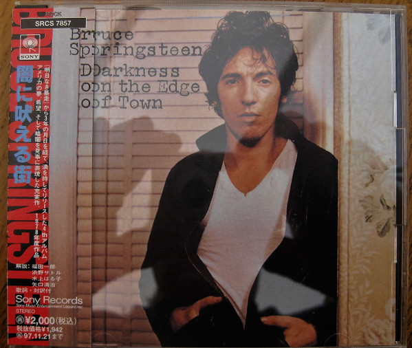 Bruce Springsteen – Darkness On The Edge Of Town CD (JAPAN ED.)