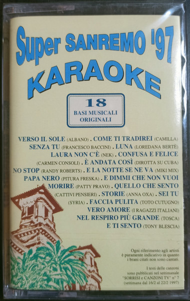 Various – Super Sanremo '97 Karaoke MUSICASSETTA