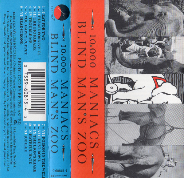 10,000 Maniacs – Blind Man's Zoo MUSICASSETTA