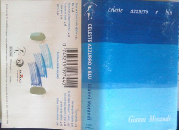 Gianni Morandi – Celeste Azzurro E Blu MUSICASSETTA