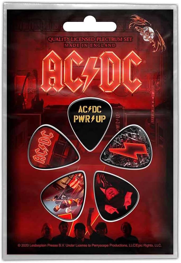 AC/DC (PLETTRI PER CHITARRA - CONFEZIONE DA 5)