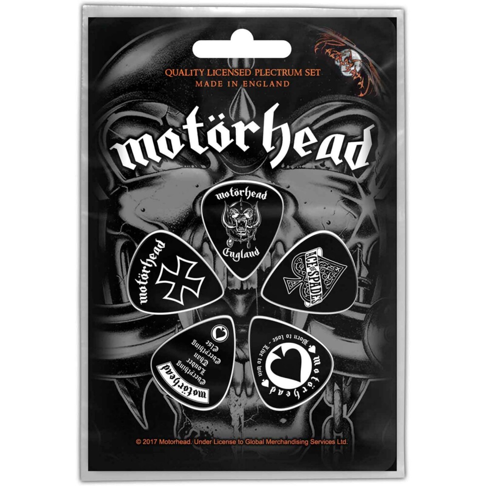 MOTORHEAD (PLETTRI PER CHITARRA - CONFEZIONE DA 5)