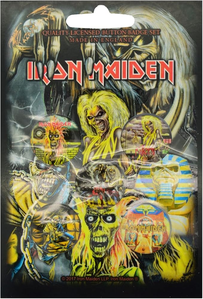 IRON MAIDEN  (SPILLE – PINS BADGE PACK)