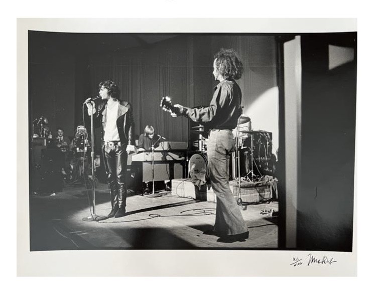ETHAN RUSSELL - THE DOORS AT ROUNDHOUSE (LONDON 1968) - Stampa Fine Art ai Sali D'argento - Numerata