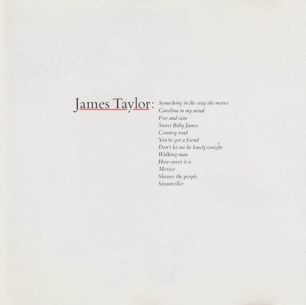 James Taylor – Greatest Hits CD