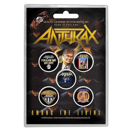 ANTHRAX (SPILLE – PINS BADGE PACK)