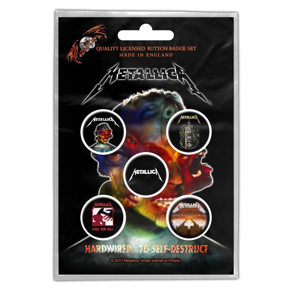 METALLICA (SPILLE – PINS BADGE PACK)